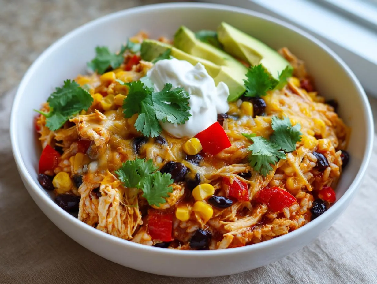 30-Minute Chicken Cottage Cheese Enchilada Bowls That Wow