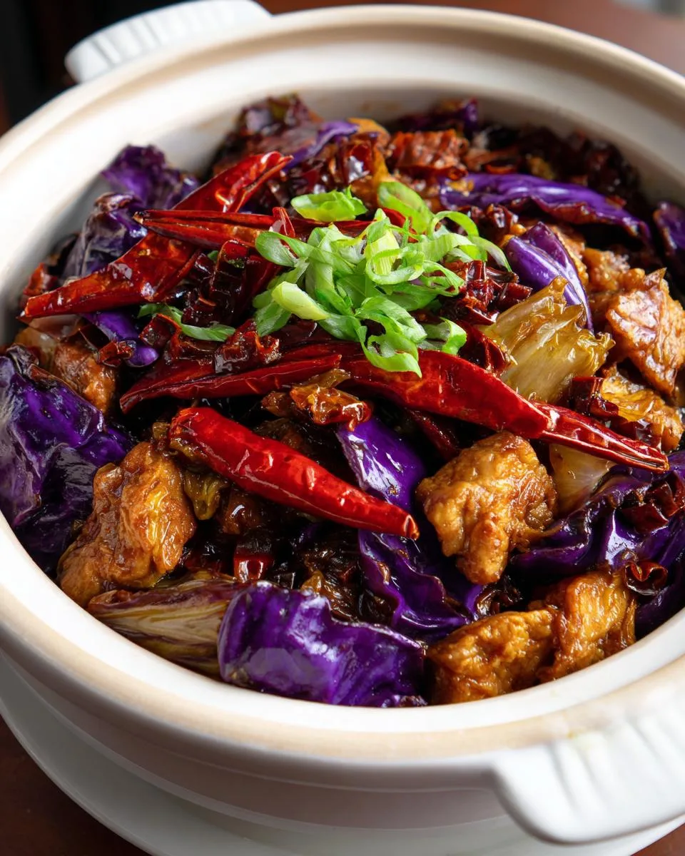 Chinese Cabbage Stir Fry - detail 2