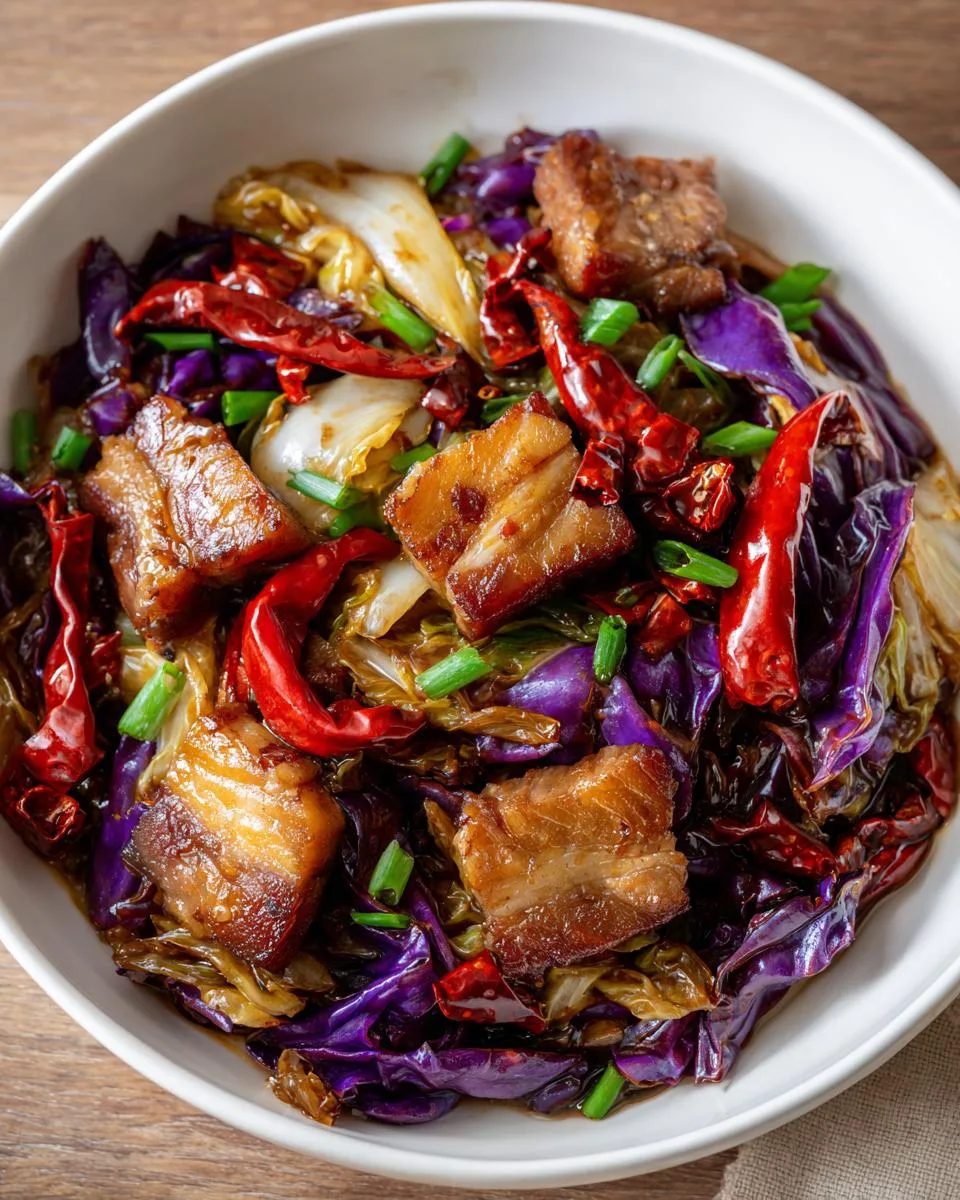 Chinese Cabbage Stir Fry - detail 3