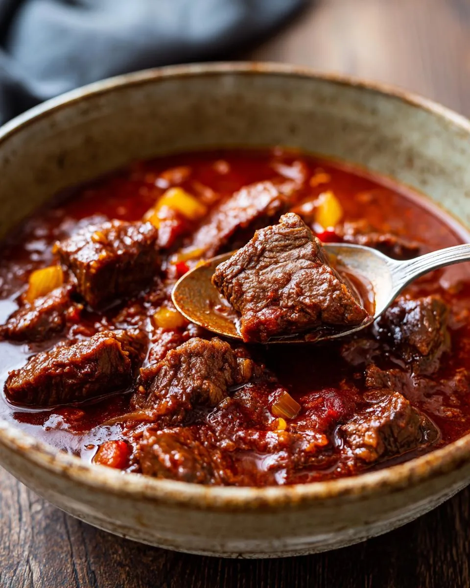Chunky Steakhouse Beef Chili - detail 1