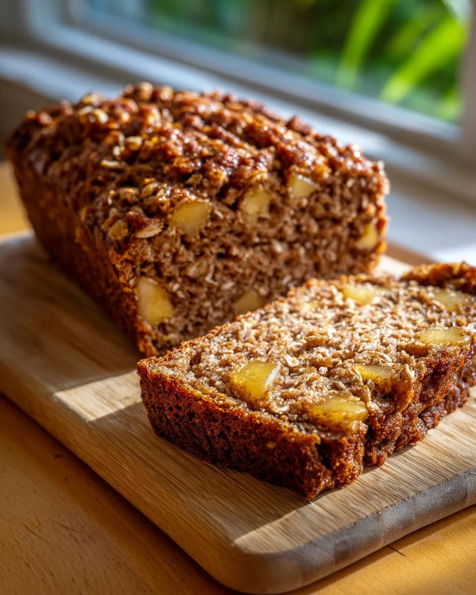 Cinnamon Apple Protein Oat Loaf - detail 1