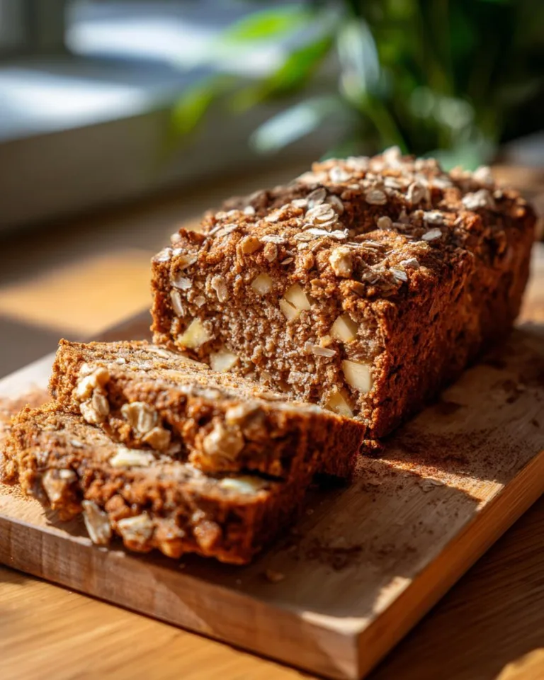 Cinnamon Apple Protein Oat Loaf