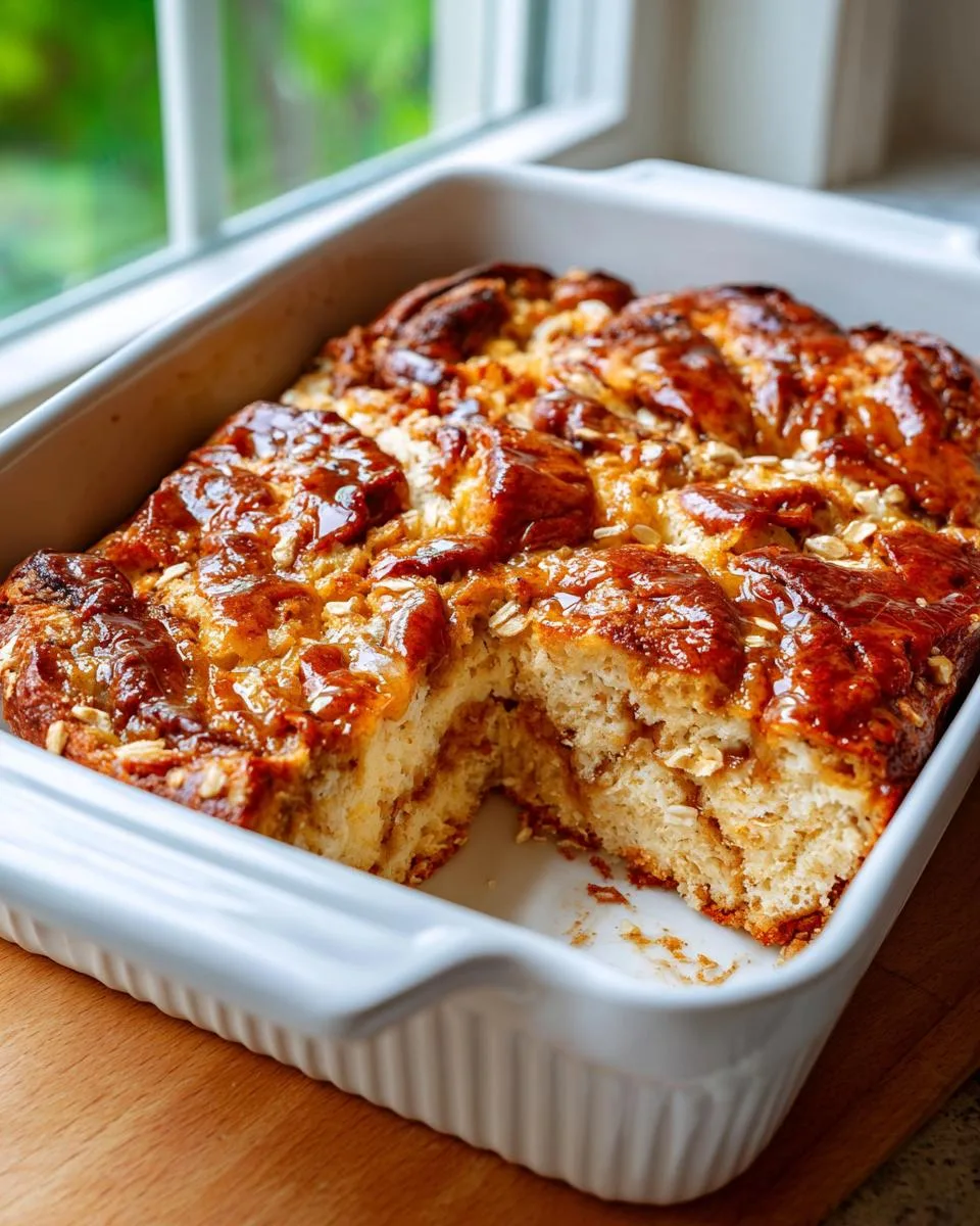 Cinnamon Vanilla Oat Swirl Bake - detail 2