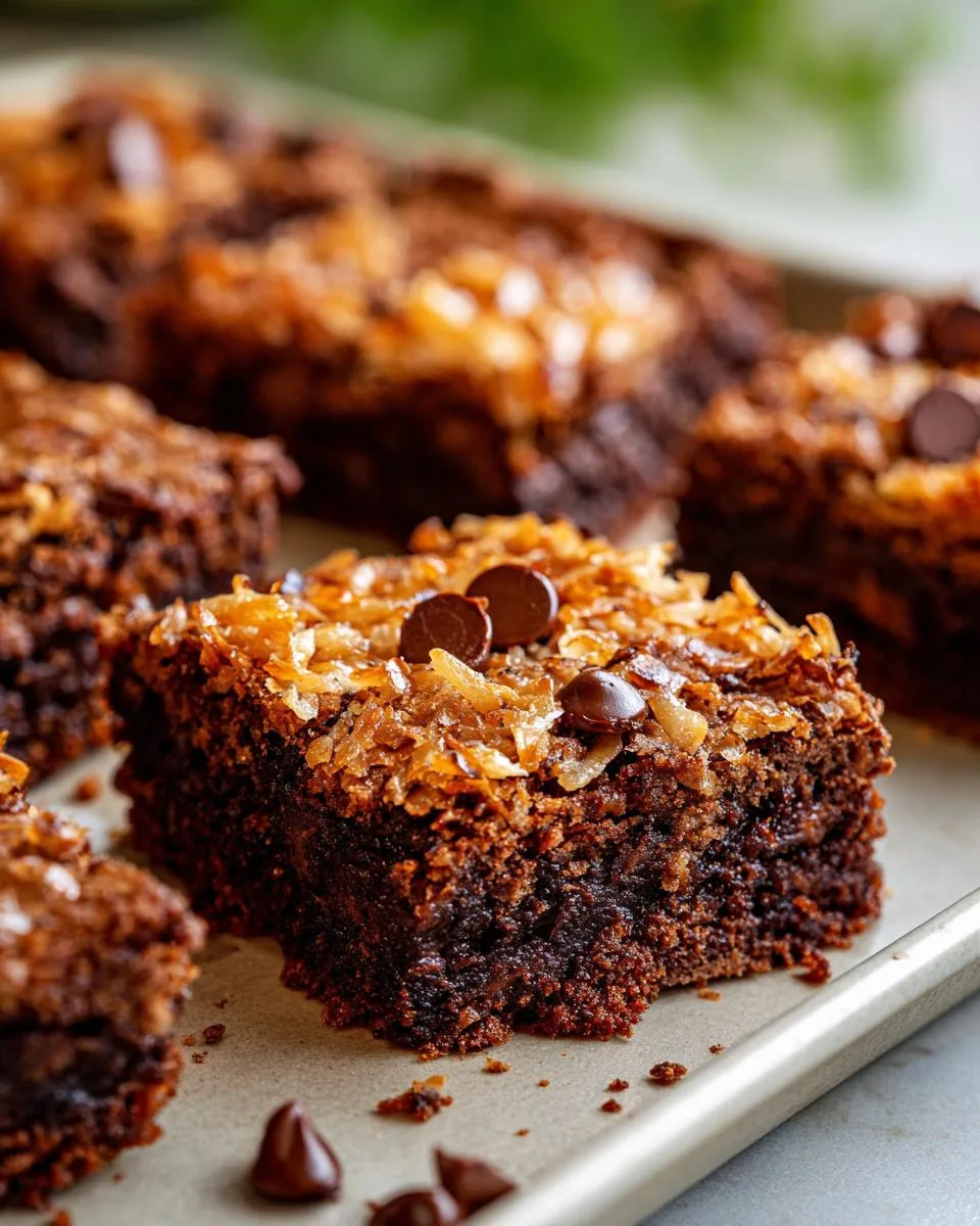 Coconut Joy Brownies - detail 1