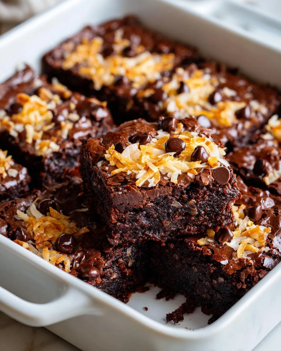 Coconut Joy Brownies - detail 2