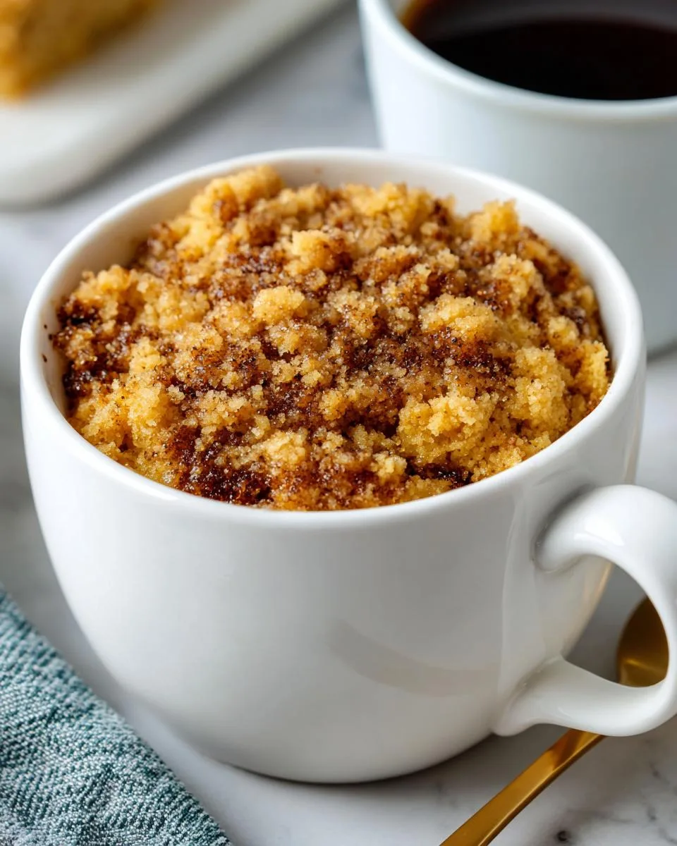 Coffee Cake Mug Cake - detail 1