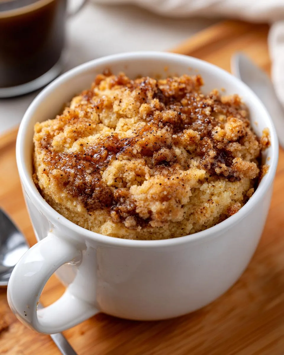 Coffee Cake Mug Cake - detail 3