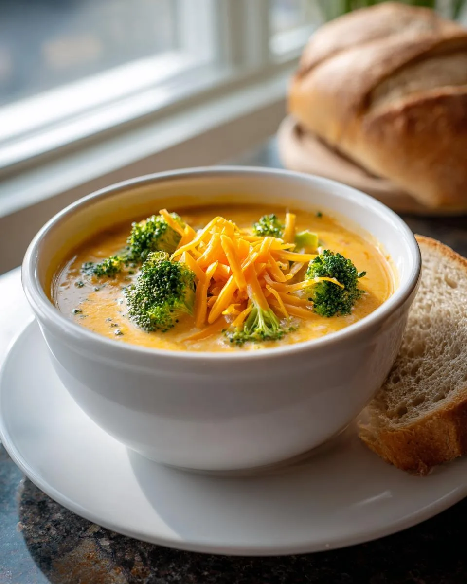 Copycat Panera Broccoli Cheddar soup - detail 1