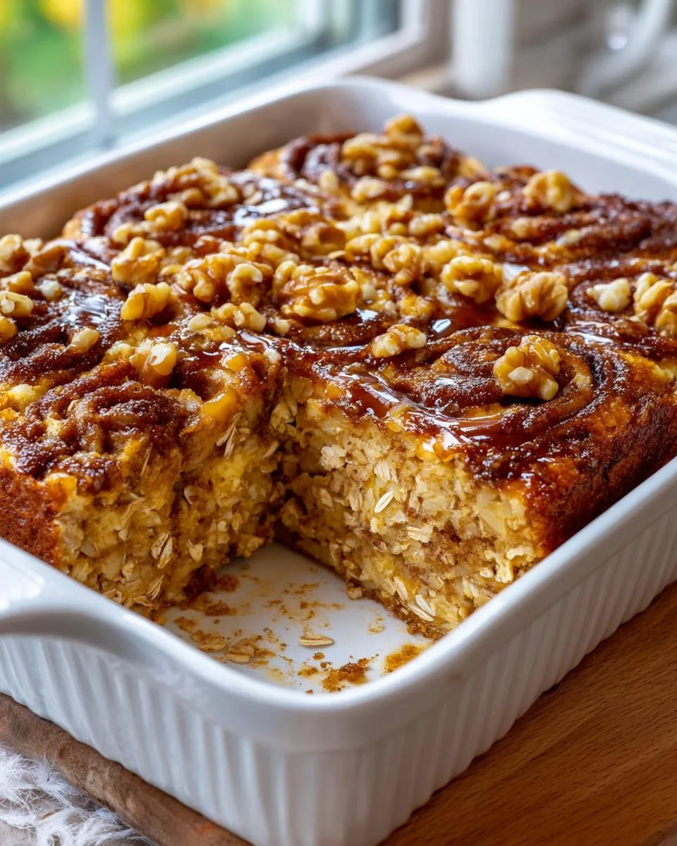 Cottage Cheese Cinnamon Roll Bake - detail 1