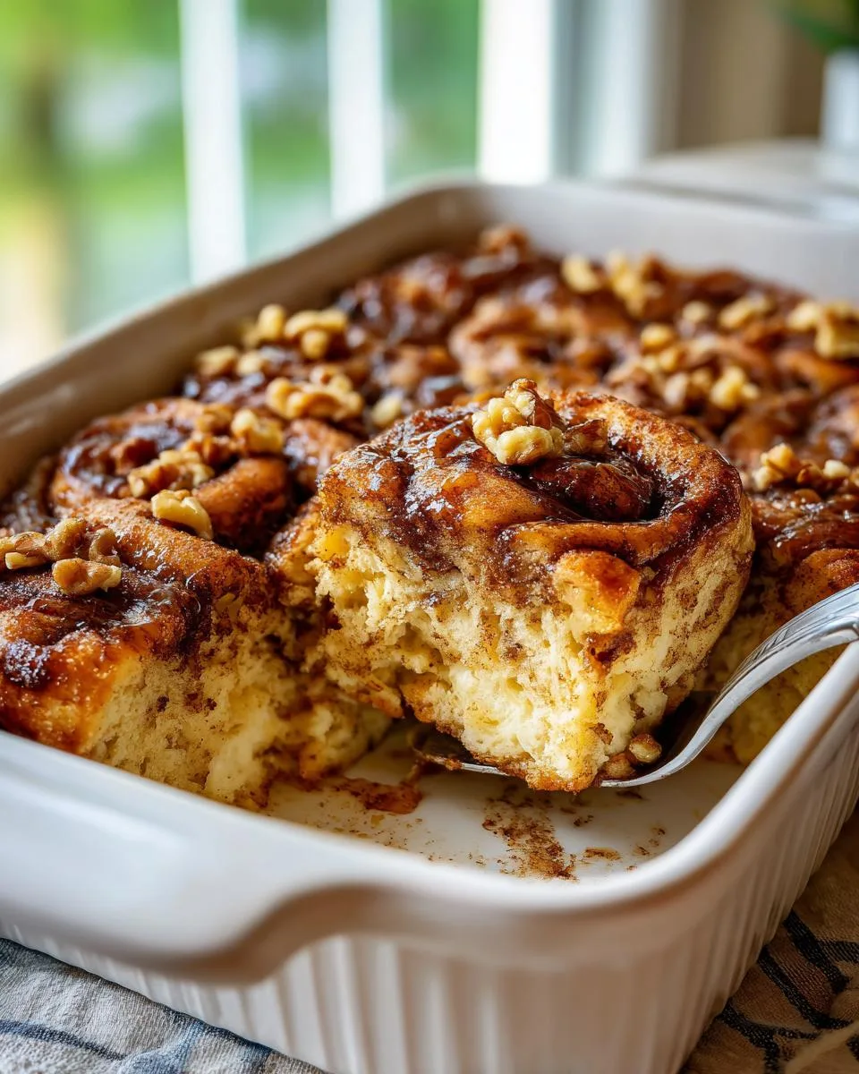 Cottage Cheese Cinnamon Roll Bake - detail 2