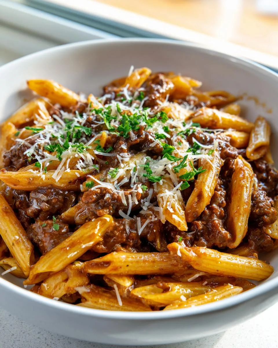 Creamy Beef Pasta - detail 3