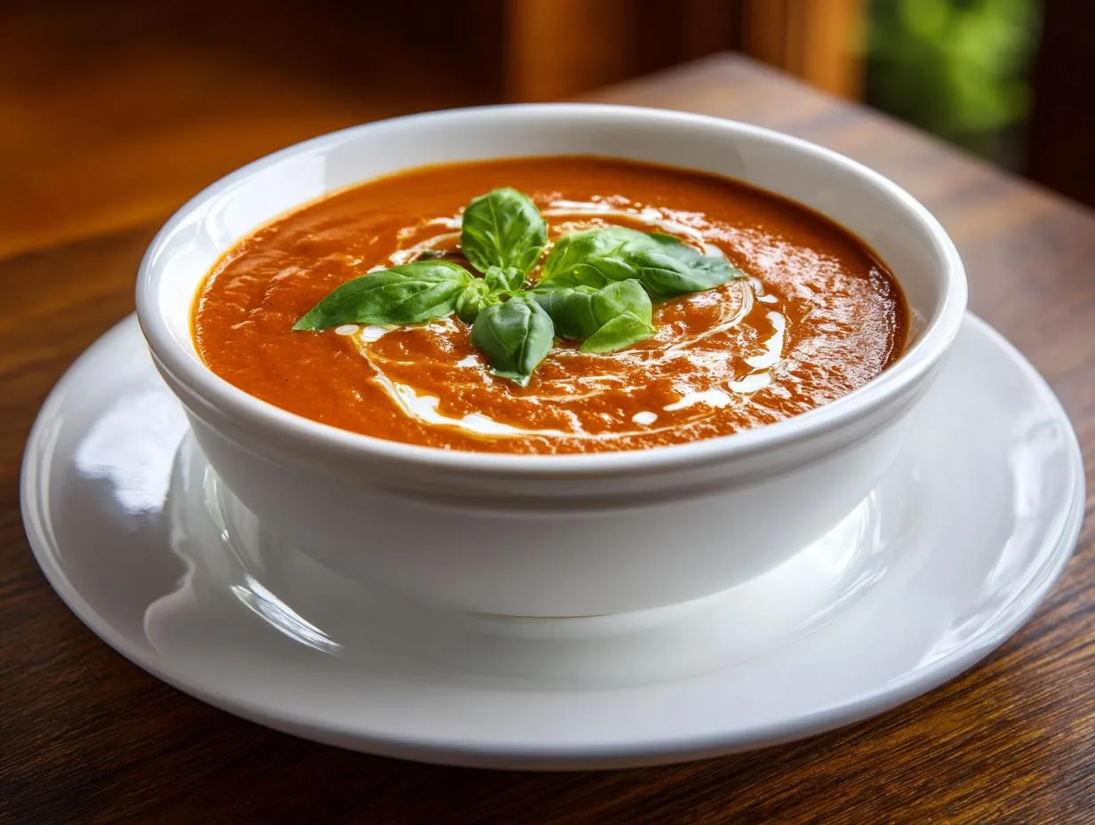 Creamy Roasted Garlic Tomato Soup – 30-Minute Comfort Magic