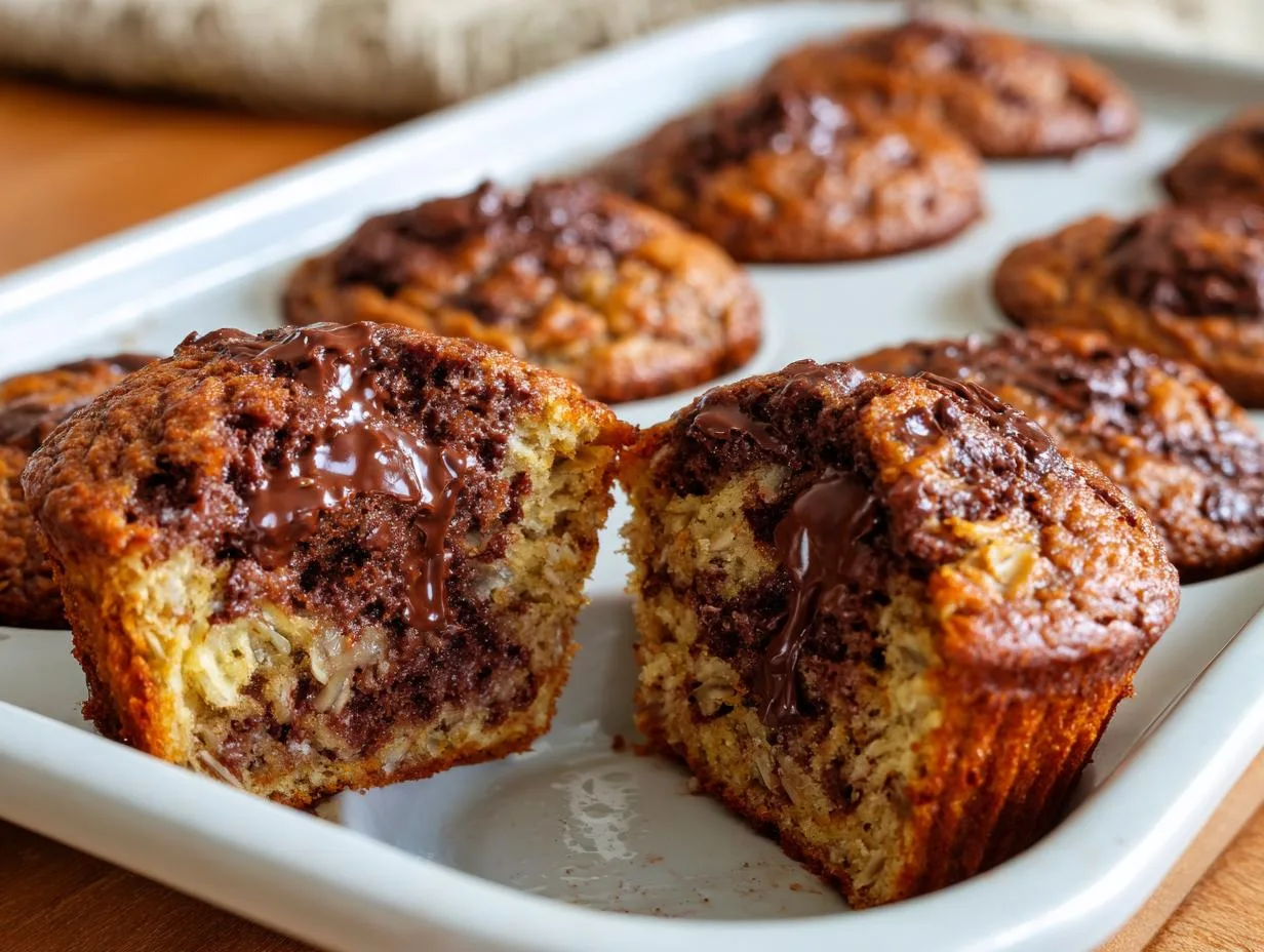 6g Protein Greek Yogurt Chocolate Banana Muffins Magic