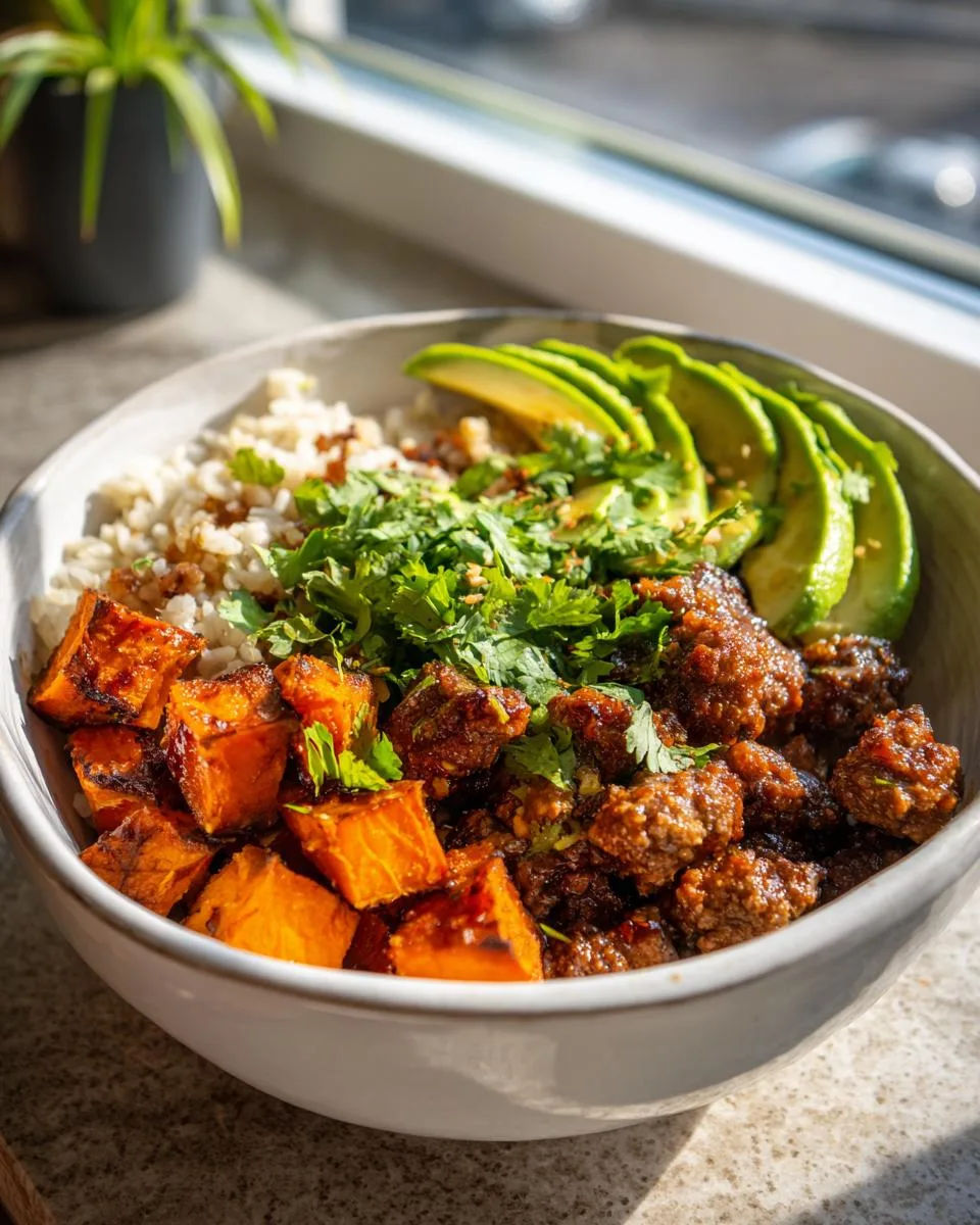 Ground Beef Hot Honey Bowl - detail 1