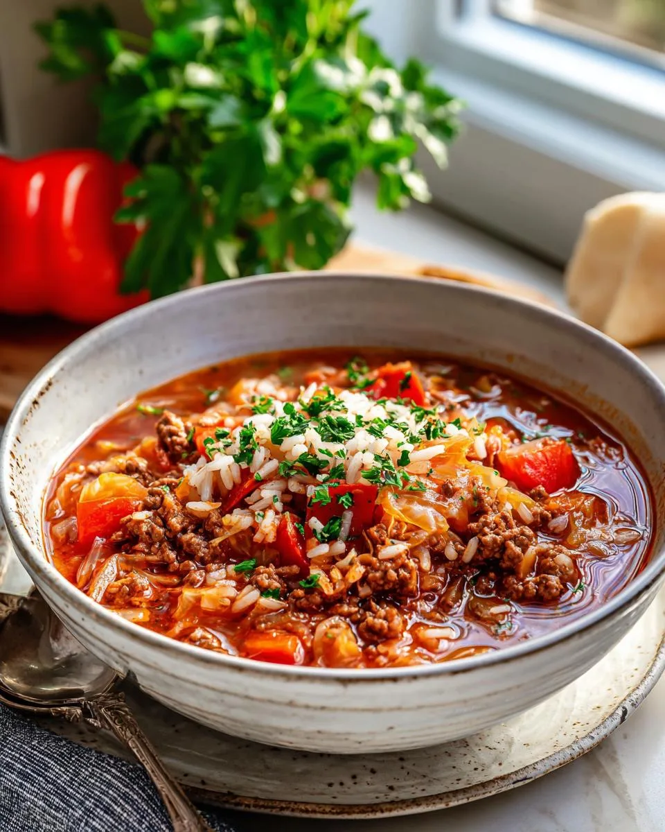 Hamburger Cabbage Soup - detail 1