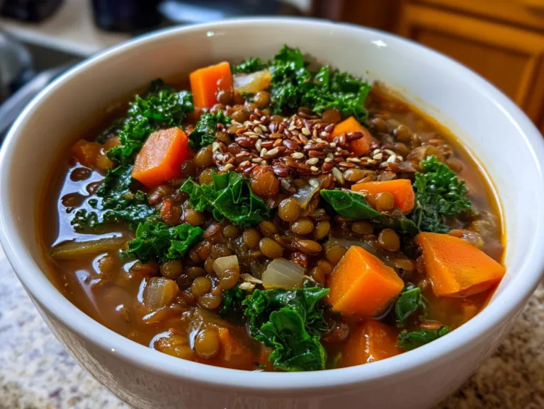 High Protein Lentil Soup