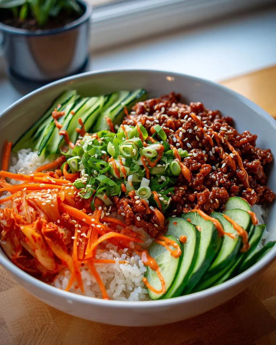 Korean Beef Rice Bowls - detail 1