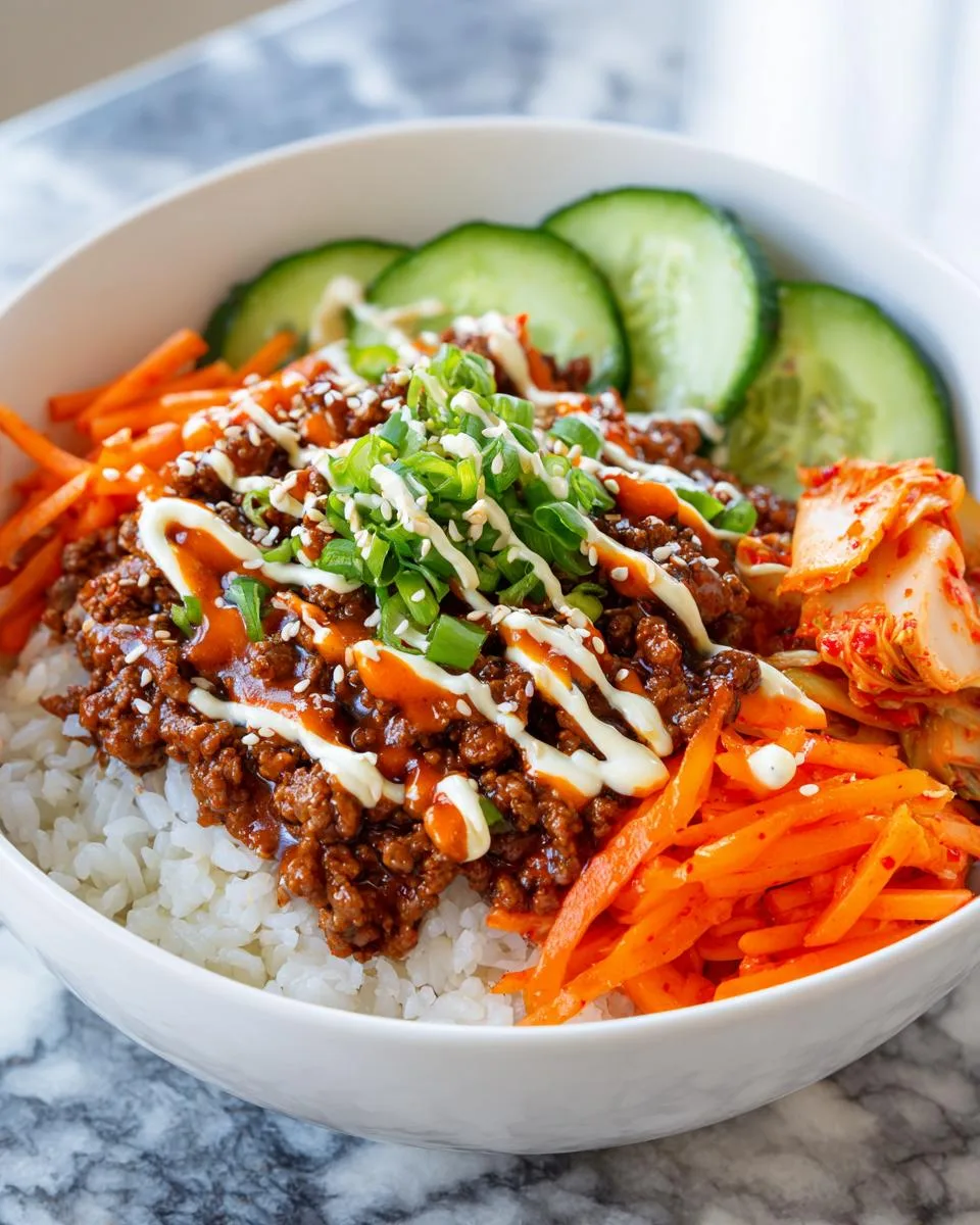 Korean Beef Rice Bowls - detail 3