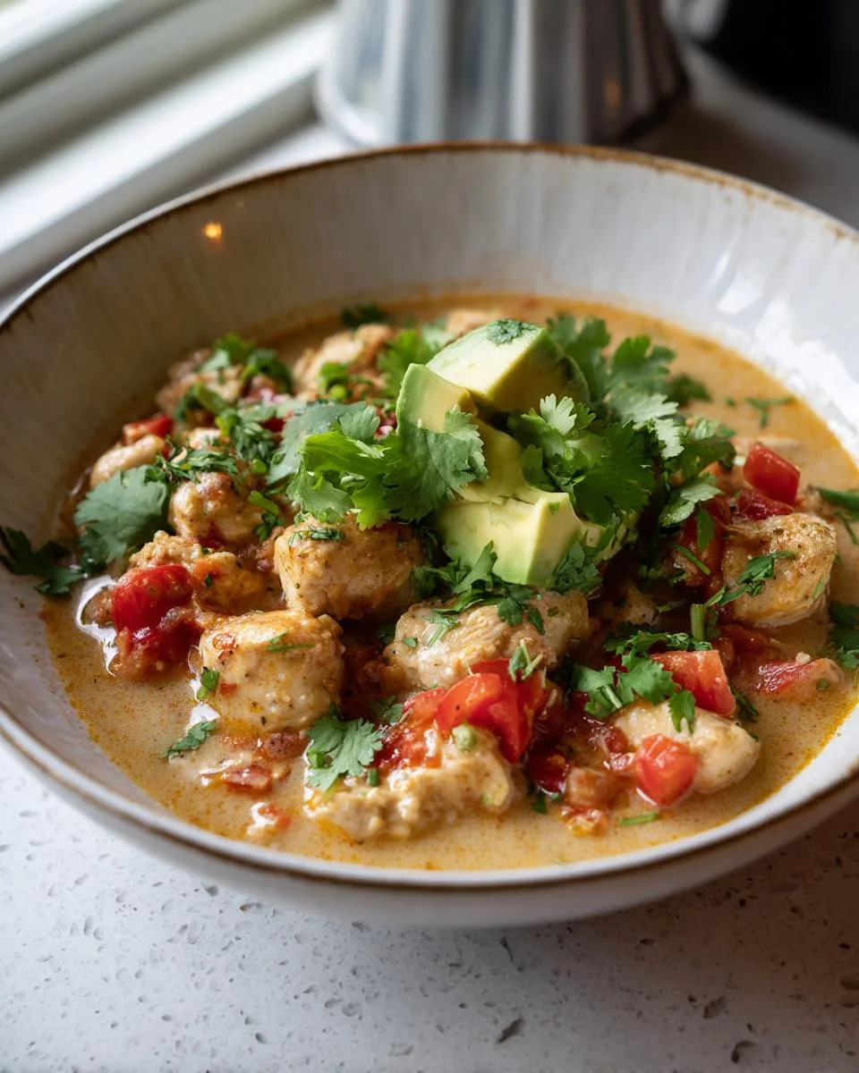 Low Carb Chicken Chili - detail 1