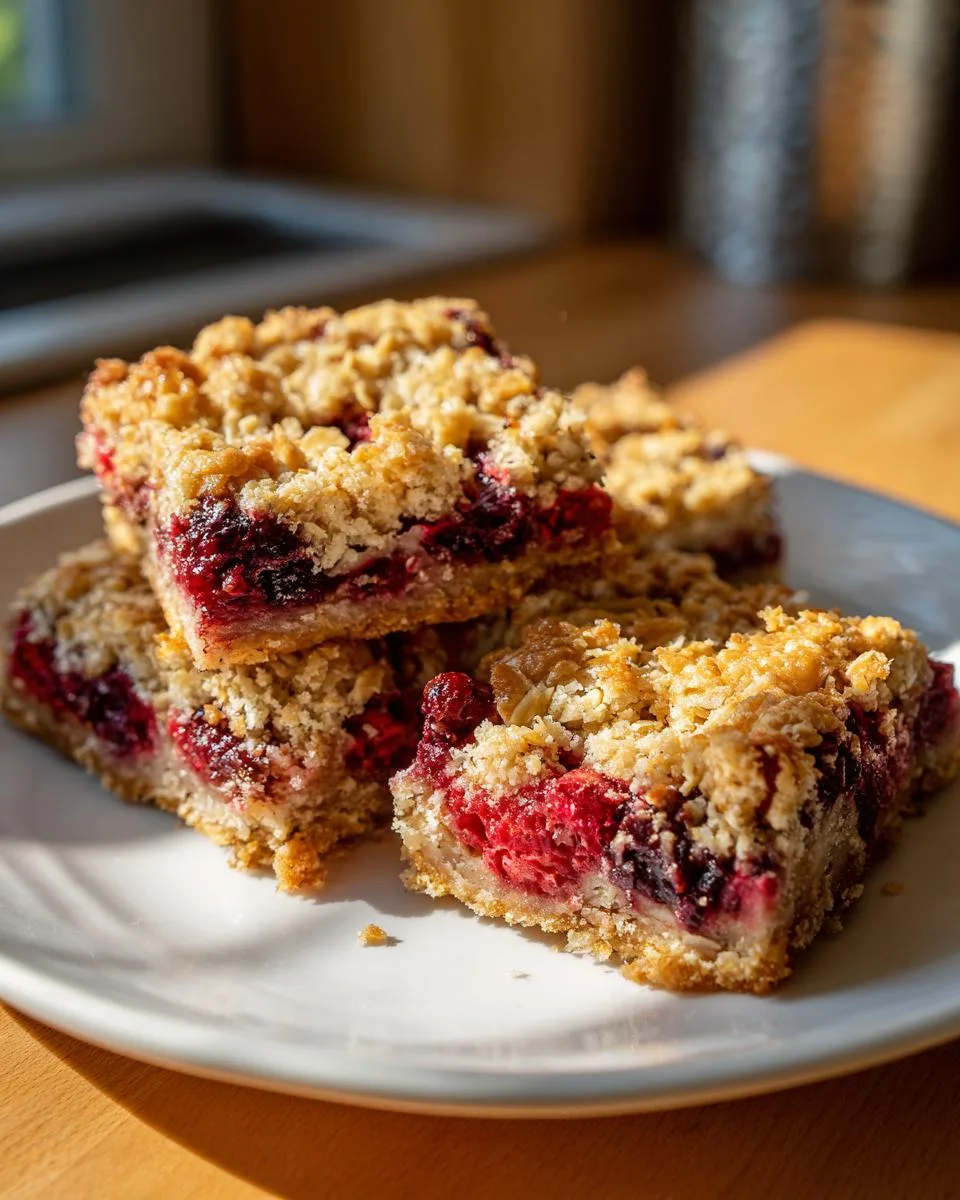 Mixed Berry Cottage Cheese Oat Squares - detail 2