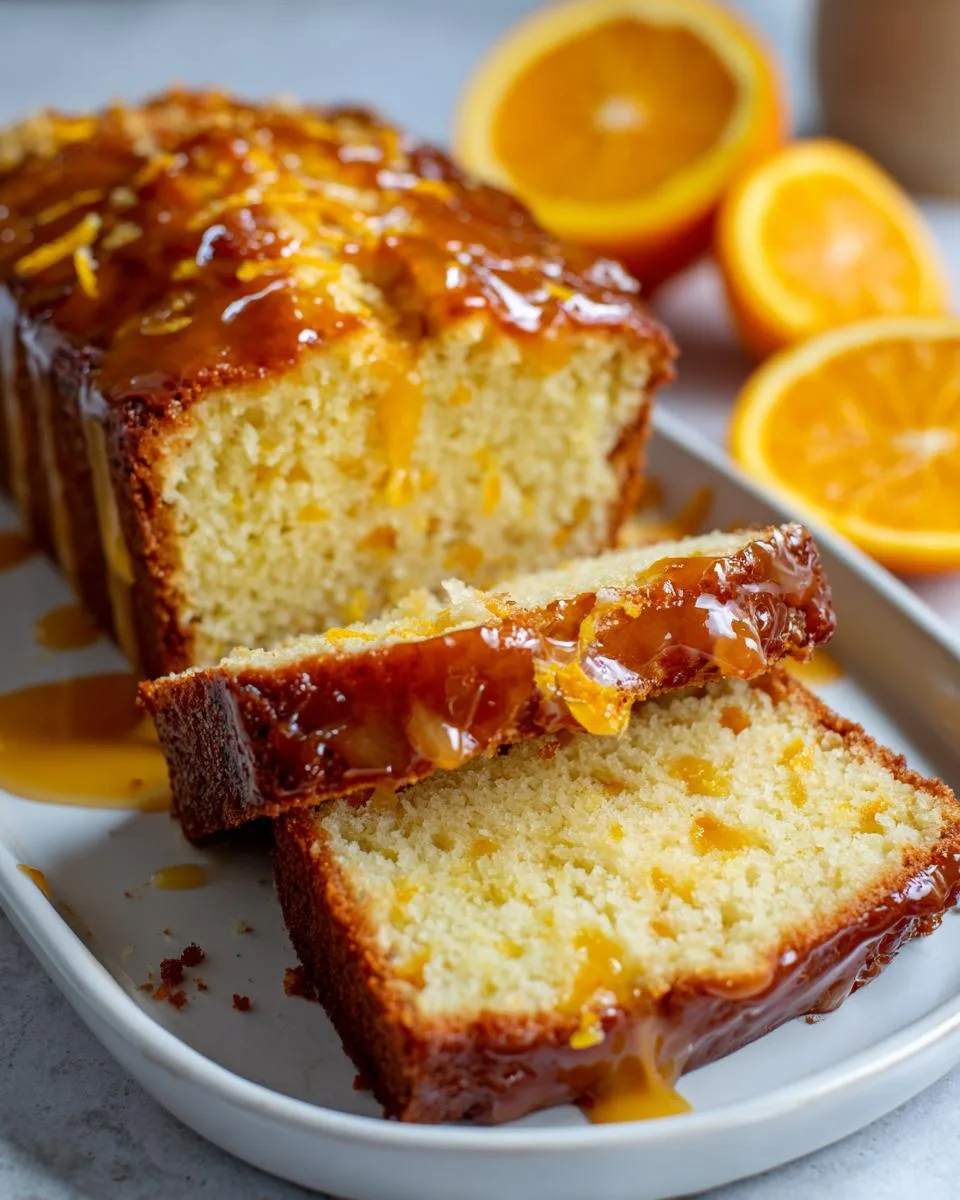 Orange Loaf Cake - detail 2