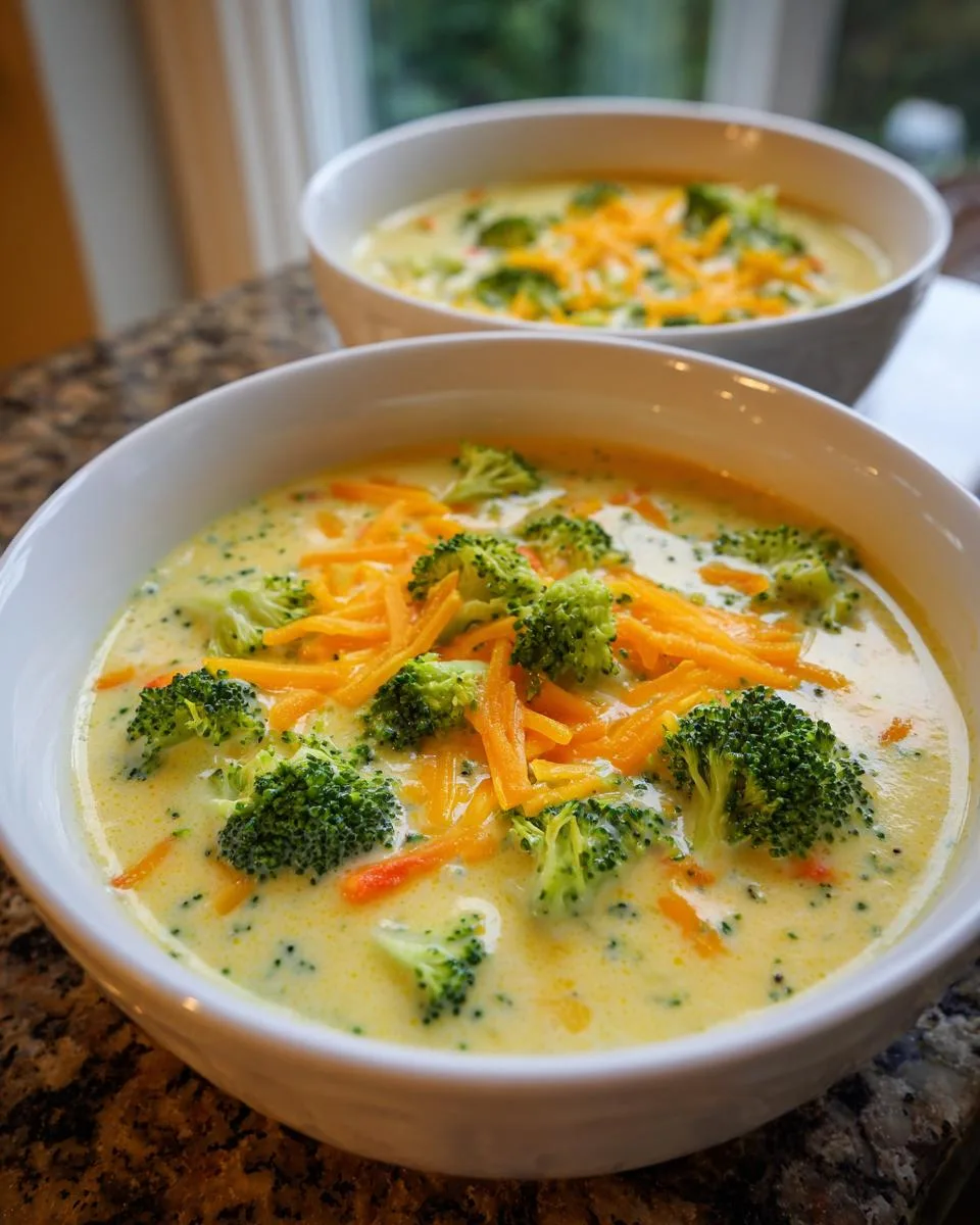 Panera Broccoli Cheddar Soup - detail 2