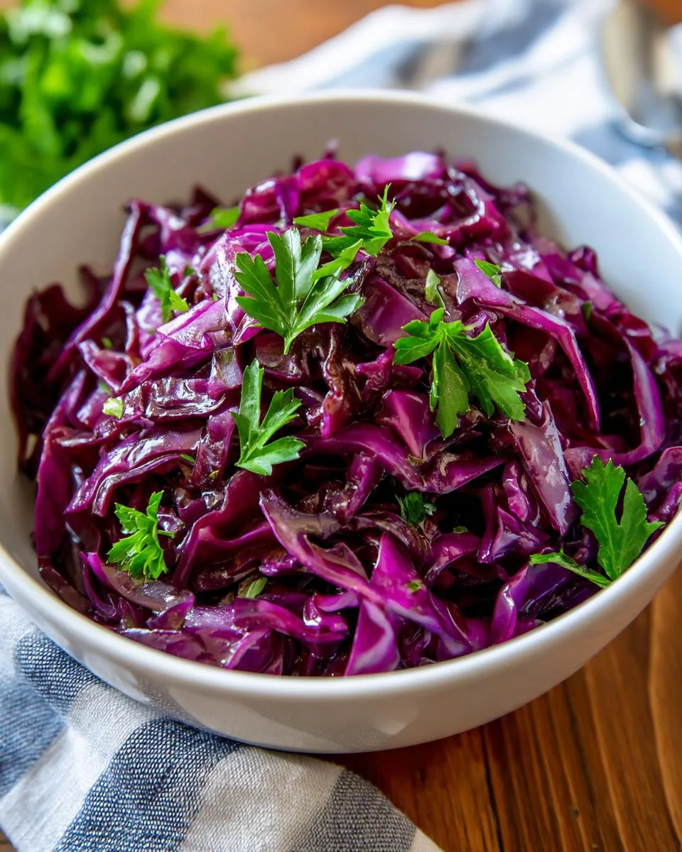 Red Cabbage Salad - detail 1