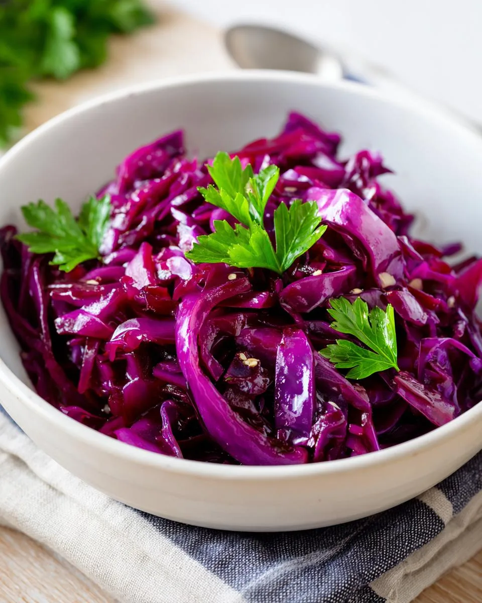 Red Cabbage Salad - detail 2