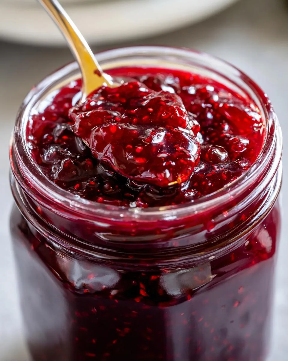 Small Batch Cherry Jam - detail 1