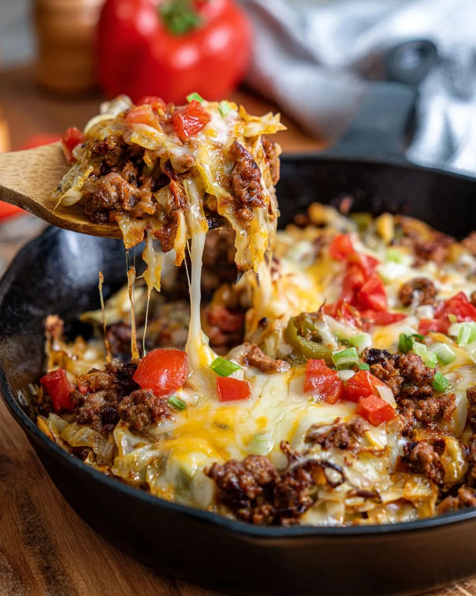Tex Mex Cabbage Skillet - detail 2