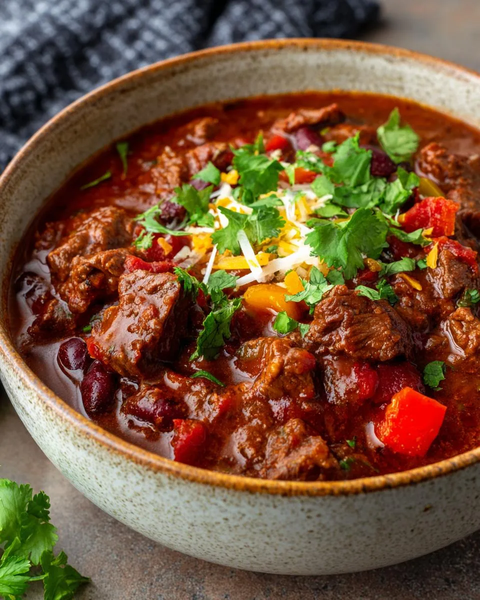Texas Style Beef Chili - detail 1