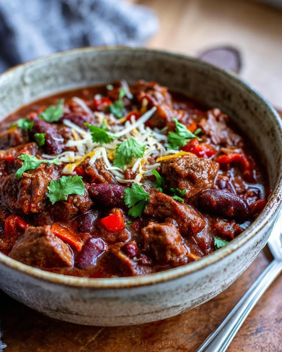 Texas Style Beef Chili - detail 2