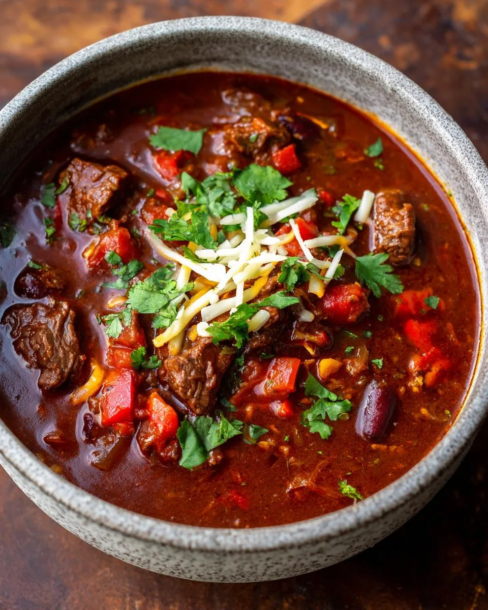 Texas Style Beef Chili - detail 3