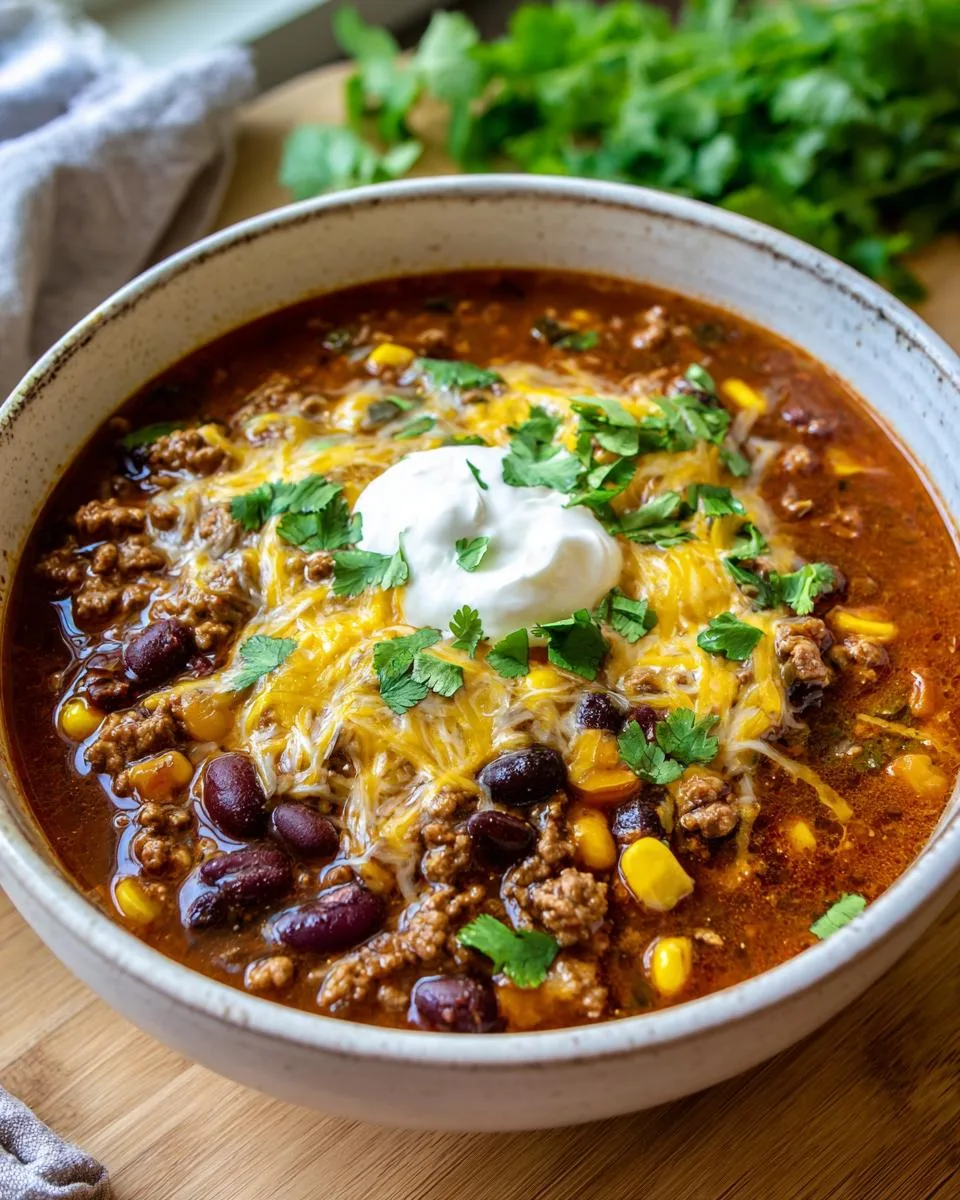 The Creamiest Taco Soup - detail 1