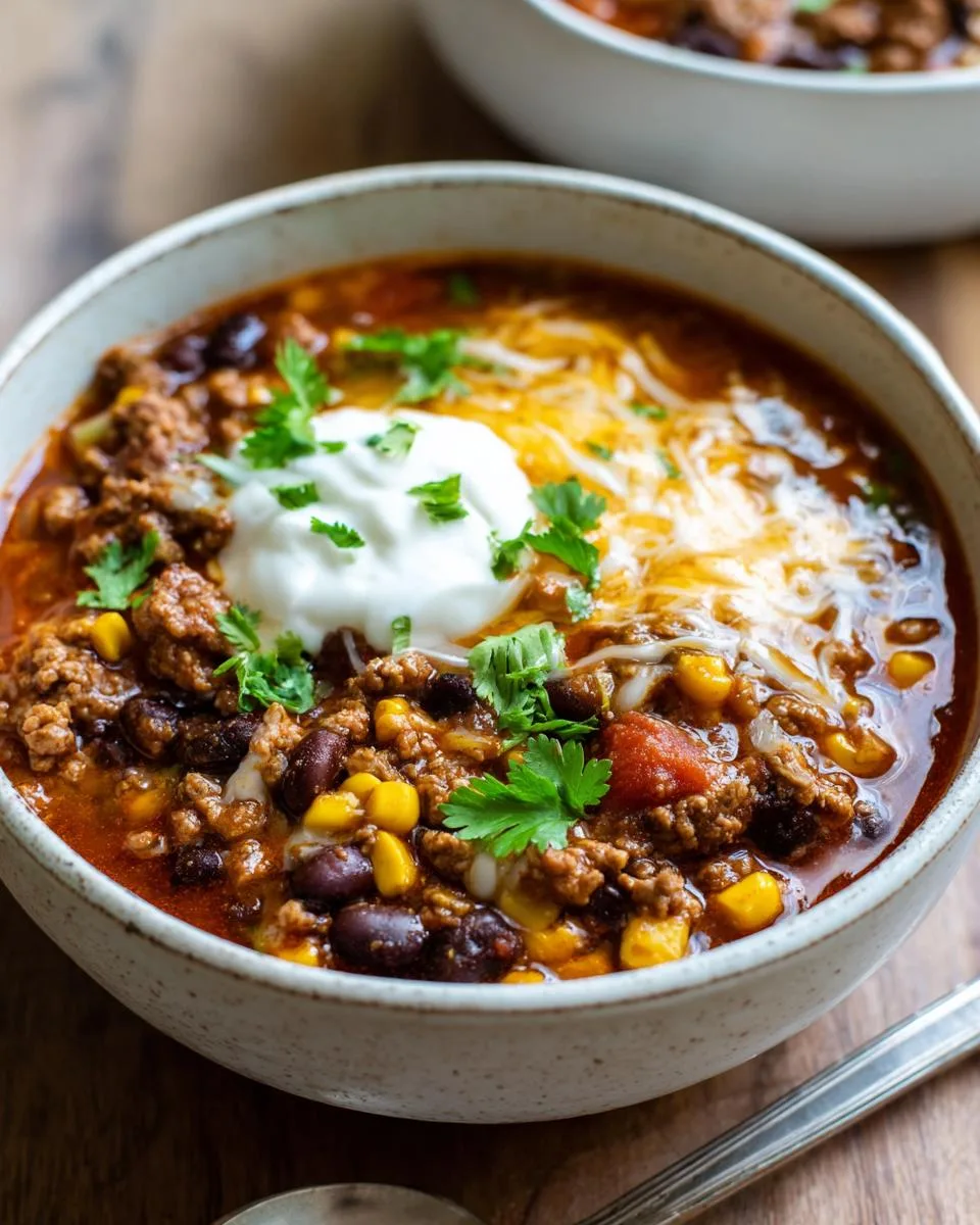 The Creamiest Taco Soup - detail 2