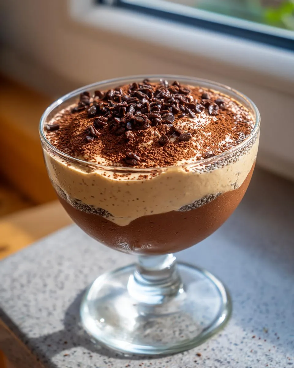 Tiramisu Cottage Cheese Chia Mousse - detail 1