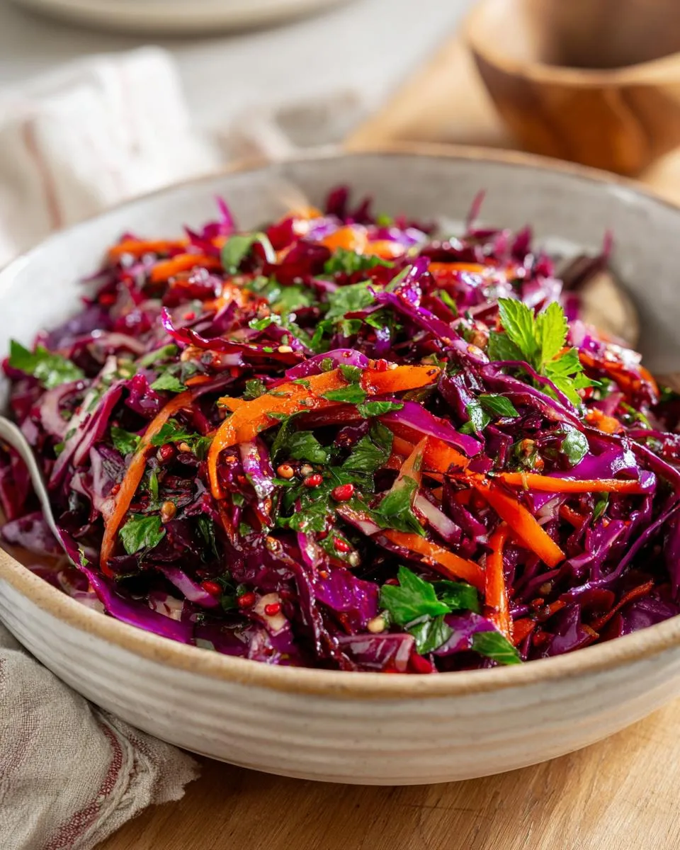 Turkish Cabbage Salad - detail 1