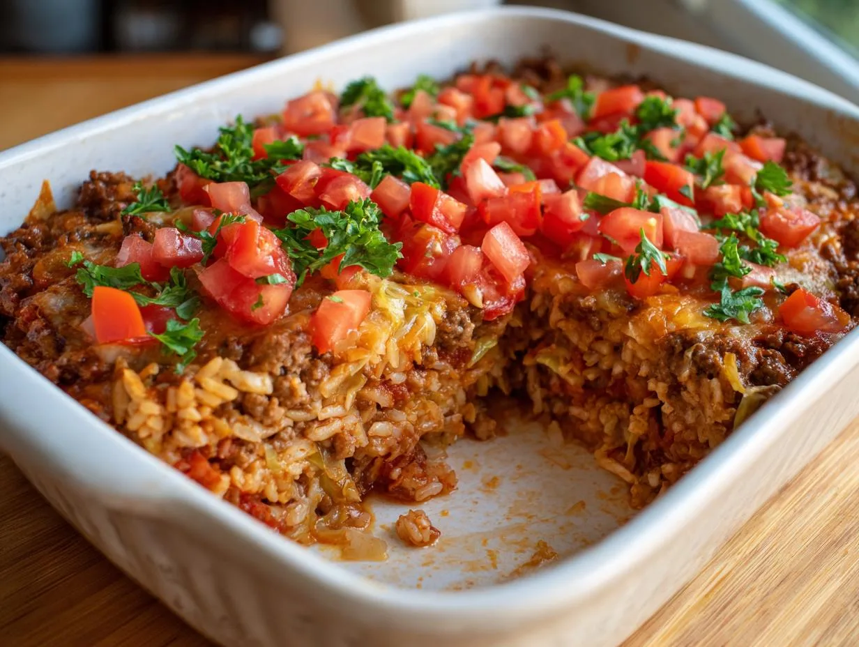 1-Pan Unstuffed Cabbage Casserole That Saves Dinner Time