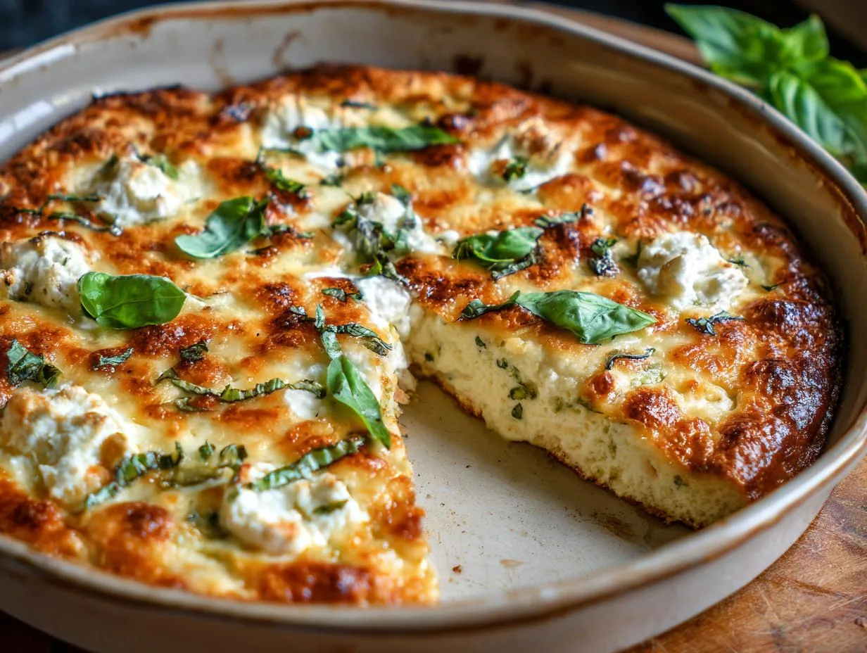 45-Minute White Pizza Garlic and Herb Bake