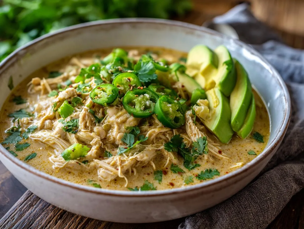 Creamy Whole30 White Chicken Chili Recipe in Just 30 Minutes