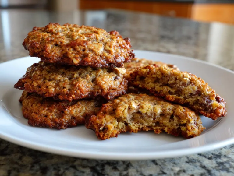 3-Ingredient Banana Oat Breakfast Cookies