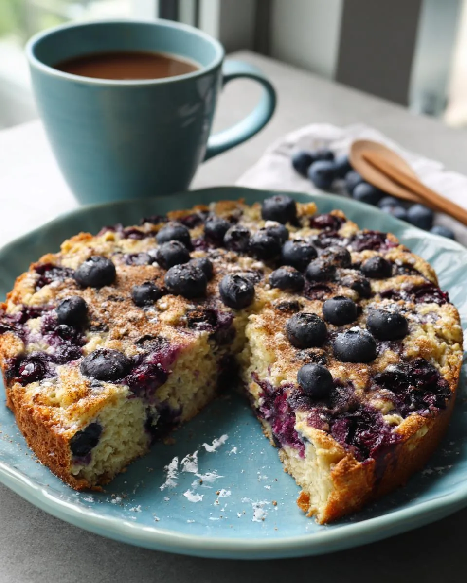 3-Ingredient Blueberry Oat Cake - detail 3