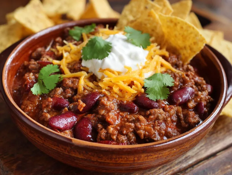 30 Minute Beef Chili