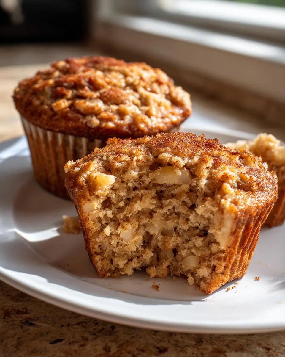 Apple Cinnamon Oat Fiber Muffins - detail 1