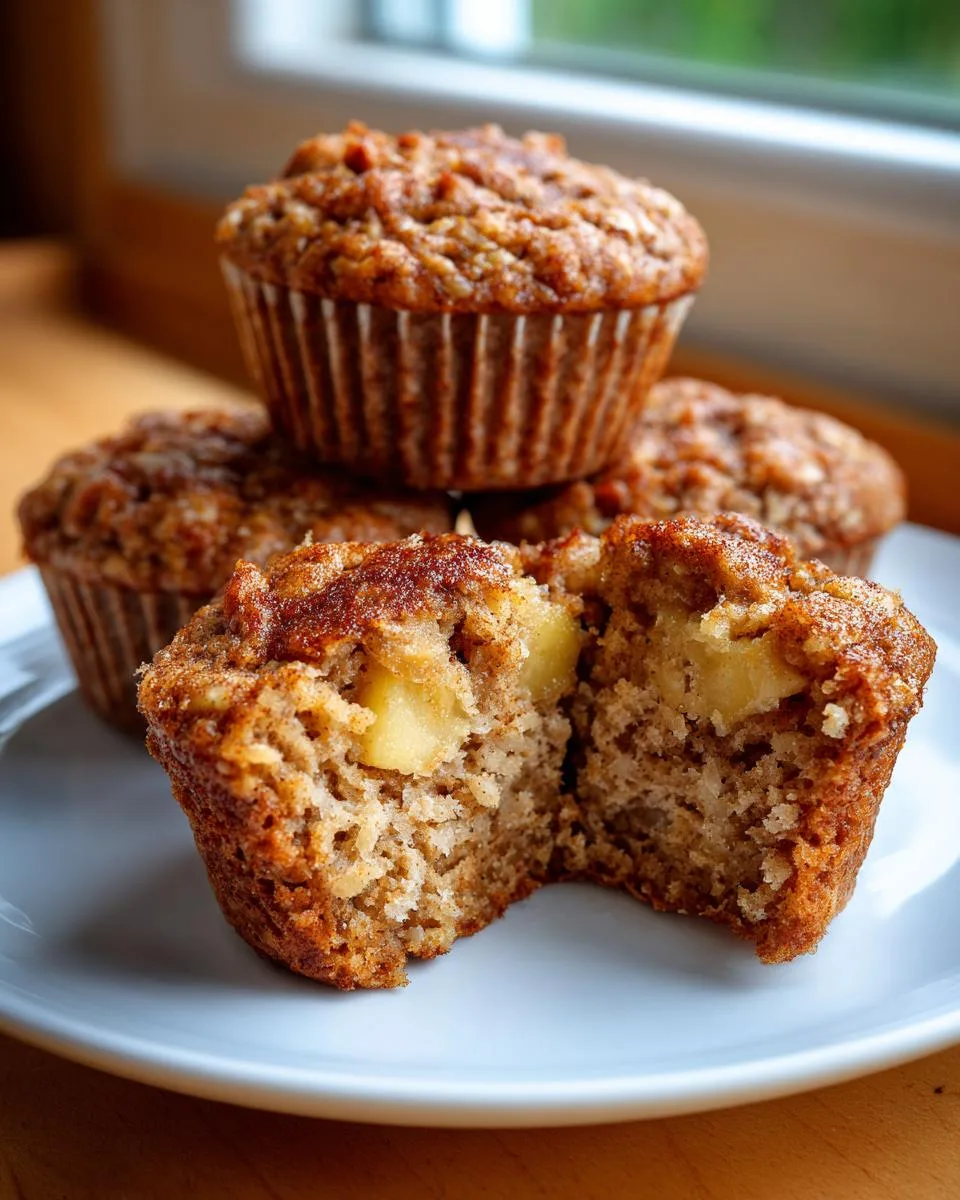 Apple Cinnamon Oat Fiber Muffins - detail 2