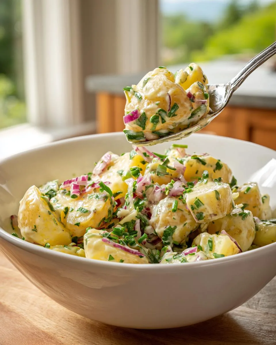 Austrian Style Potato Salad - detail 1