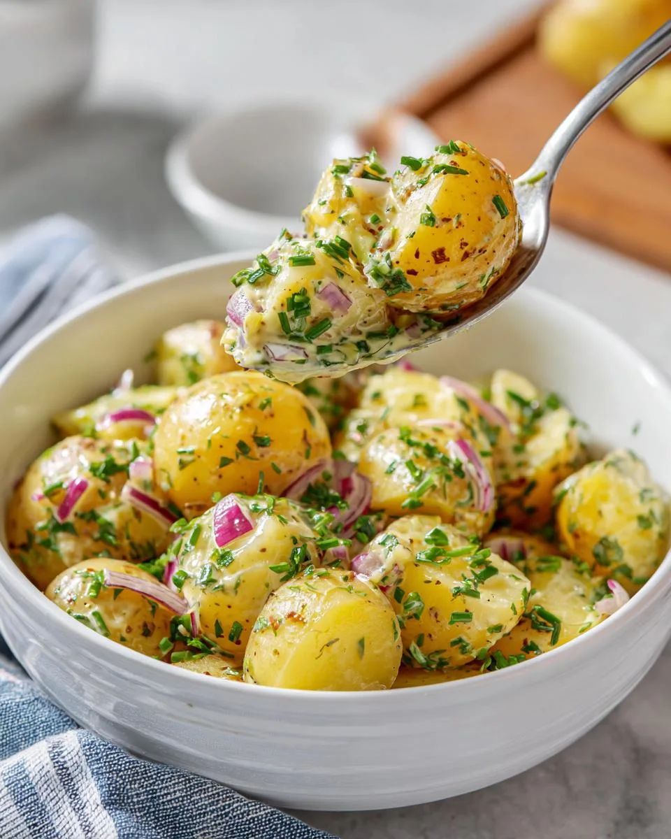 Austrian Style Potato Salad - detail 2