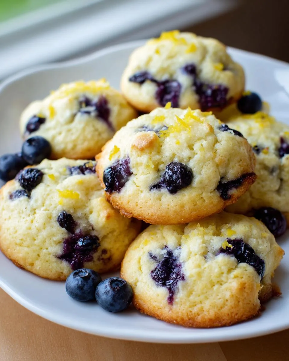 Blueberry Lemon Cottage Cheese Cookies - detail 1