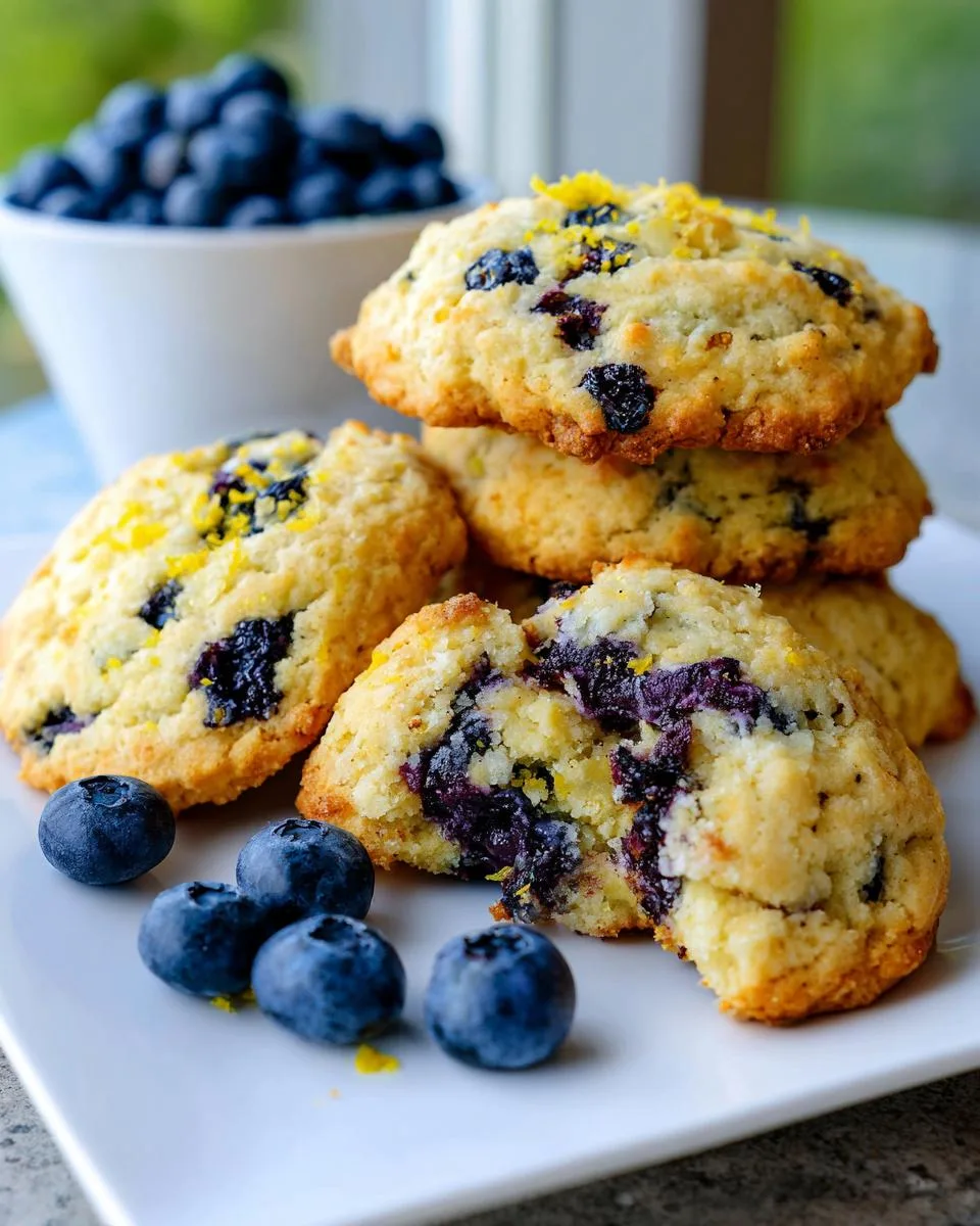 Blueberry Lemon Cottage Cheese Cookies - detail 2
