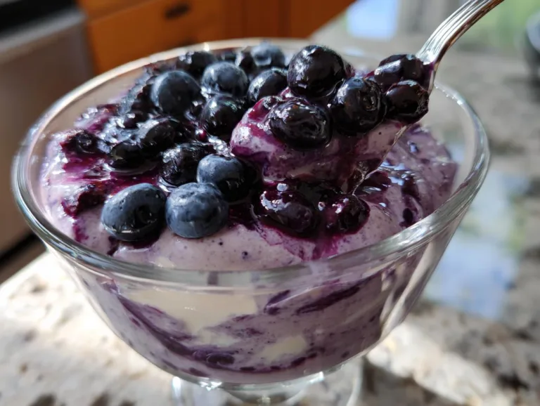 Blueberry Vanilla Bean Protein Pudding
